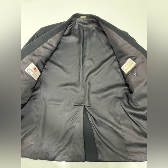 100% Cashmere Jacket black size 42R - Picture 7 of 10